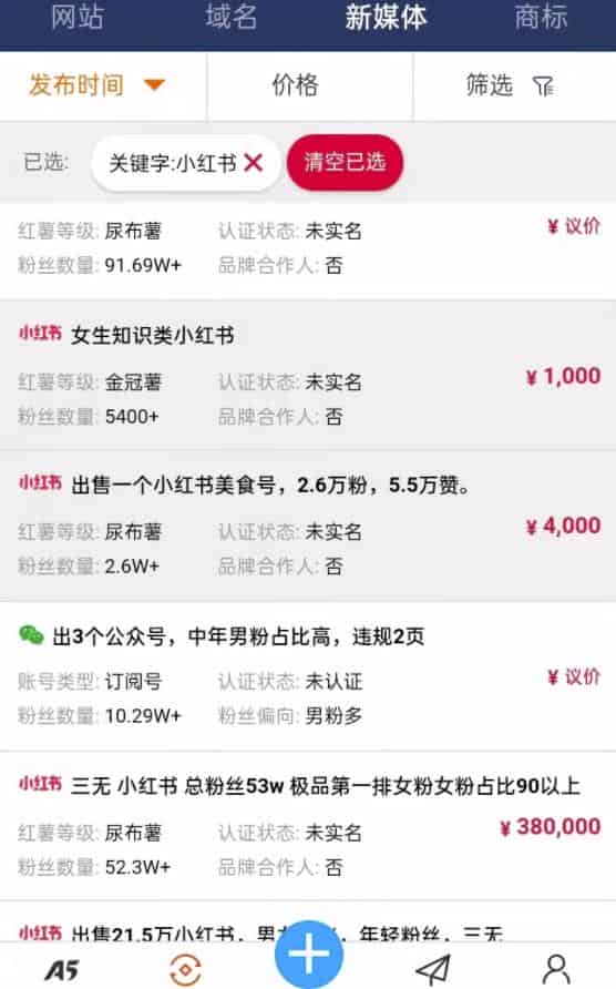卖小红书公众号的快速变现小项目，一个号赚几千上万块！-副业之路
