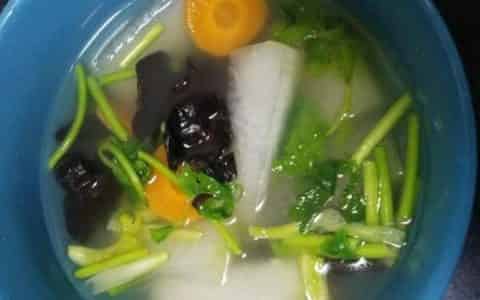 冬瓜木耳香菜汤可以减肥吗