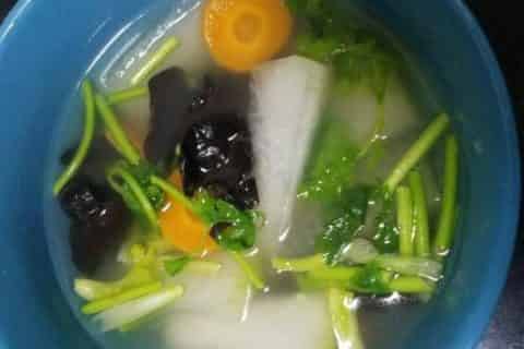 冬瓜木耳香菜汤可以减肥吗