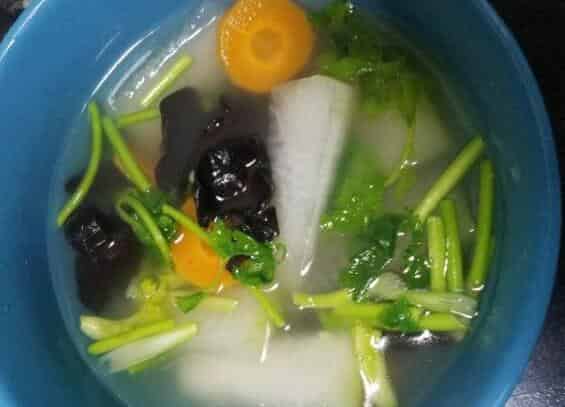 冬瓜木耳香菜汤可以减肥吗