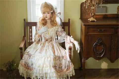 lolita边夹的戴法
