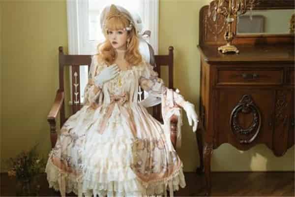 lolita边夹的戴法
