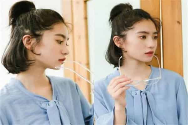 没有头绳怎么扎头发