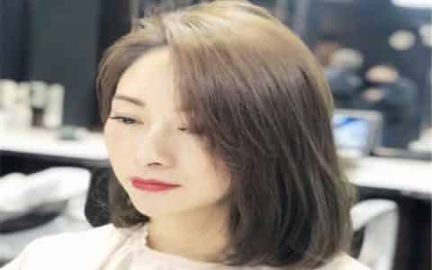 适合太阳凹陷的发型女