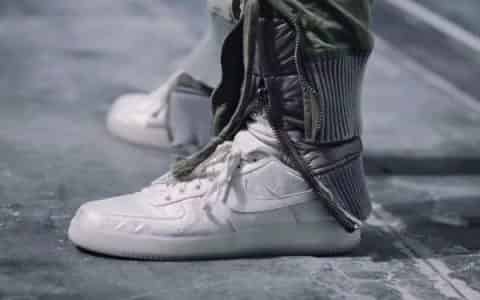 af1白丝绸真假对比