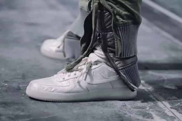 af1白丝绸真假对比