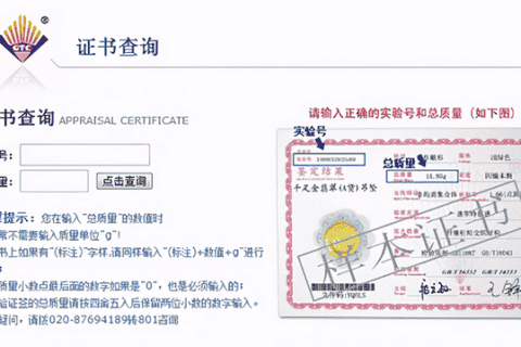 翡翠干青能出鉴定证书吗