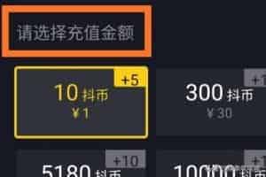 抖音怎样充值抖币？