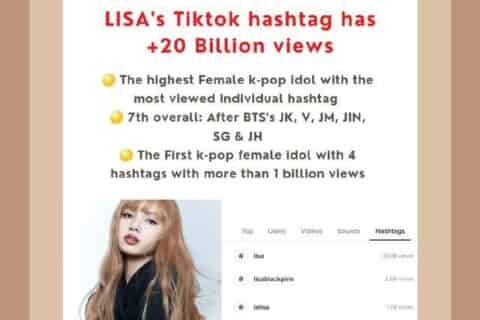 lisa的tiktok名叫什么？