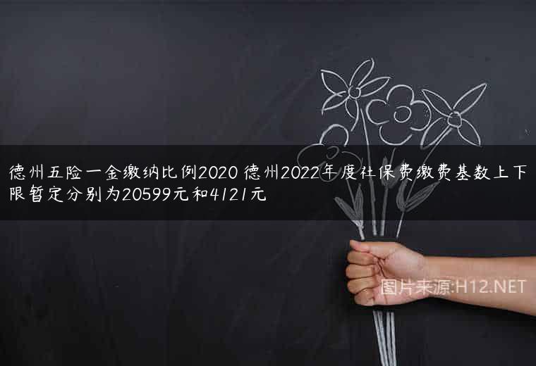 德州五险一金缴纳比例2020 德州2022年度社保费缴费基数上下限暂定分别为20599元和4121元