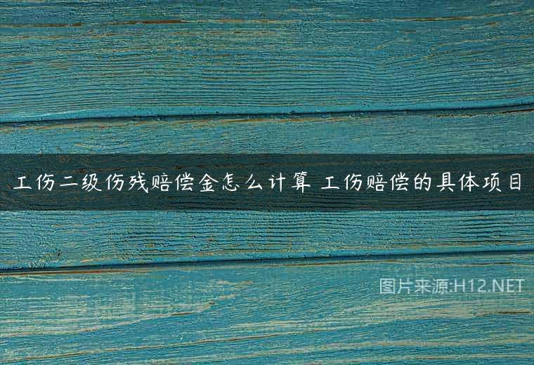 工伤二级伤残赔偿金怎么计算 工伤赔偿的具体项目