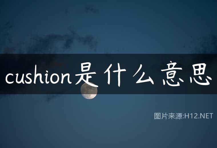 cushion是什么意思