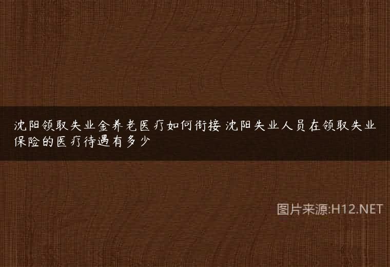 沈阳领取失业金养老医疗如何衔接 沈阳失业人员在领取失业保险的医疗待遇有多少