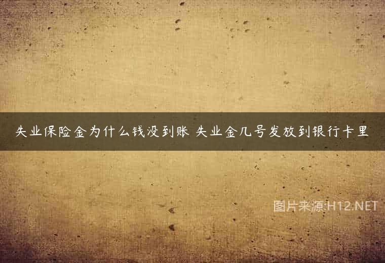 失业保险金为什么钱没到账 失业金几号发放到银行卡里