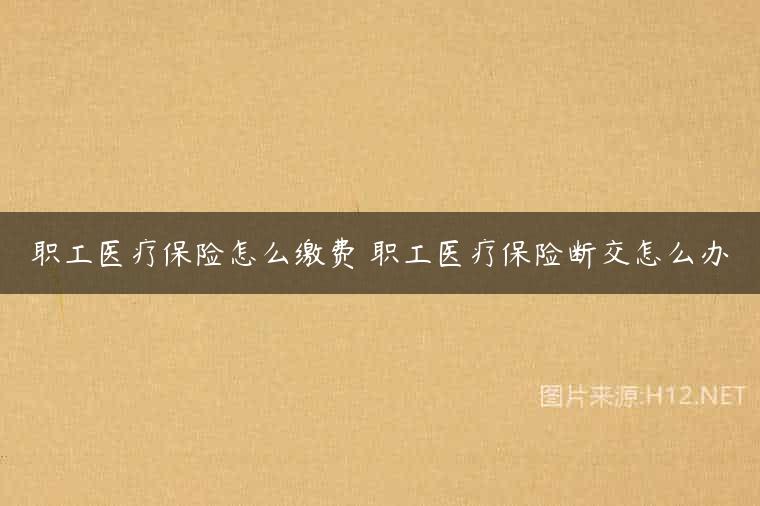 职工医疗保险怎么缴费 职工医疗保险断交怎么办