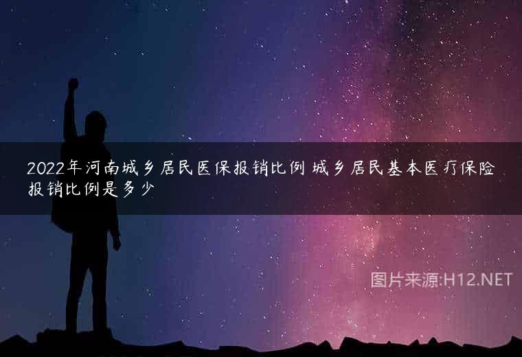 2022年河南城乡居民医保报销比例 城乡居民基本医疗保险报销比例是多少