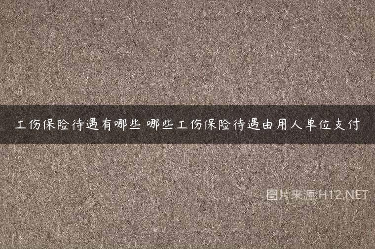 工伤保险待遇有哪些 哪些工伤保险待遇由用人单位支付
