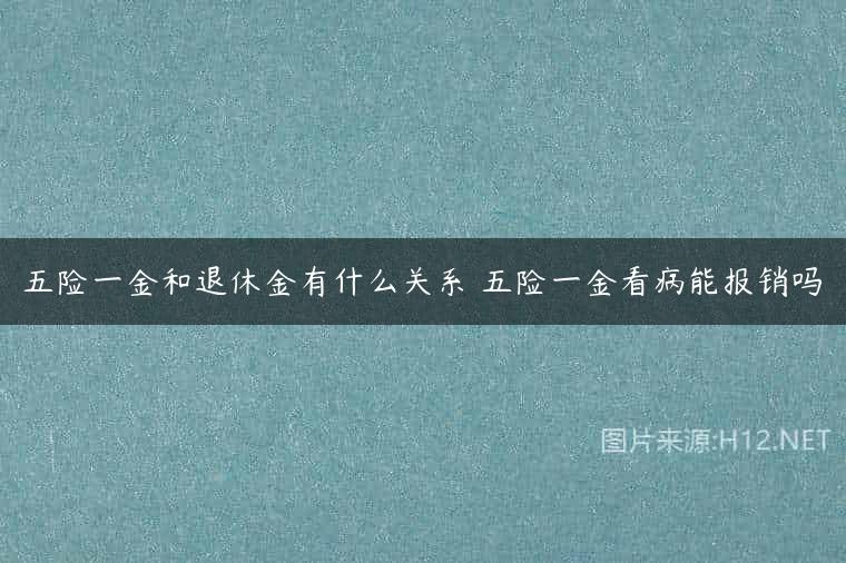 五险一金和退休金有什么关系 五险一金看病能报销吗