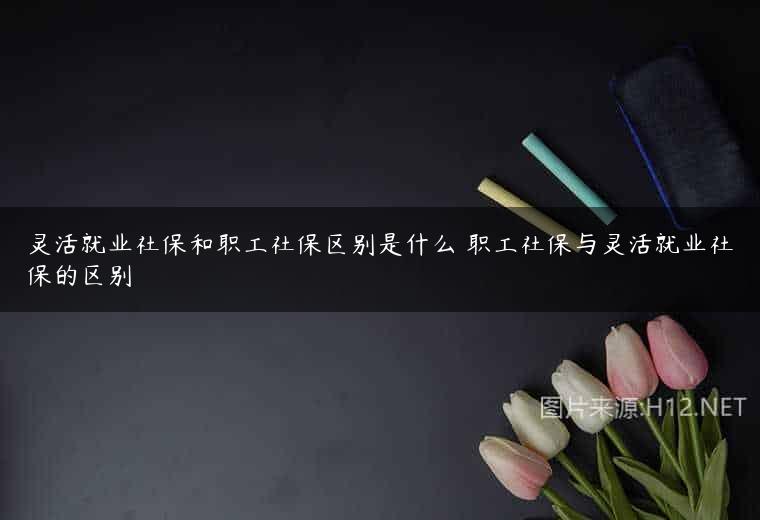 灵活就业社保和职工社保区别是什么 职工社保与灵活就业社保的区别