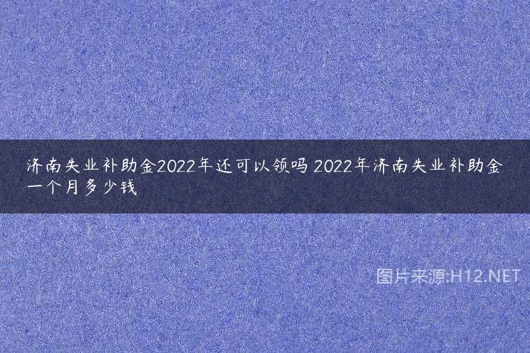 济南失业补助金2022年还可以领吗 2022年济南失业补助金一个月多少钱