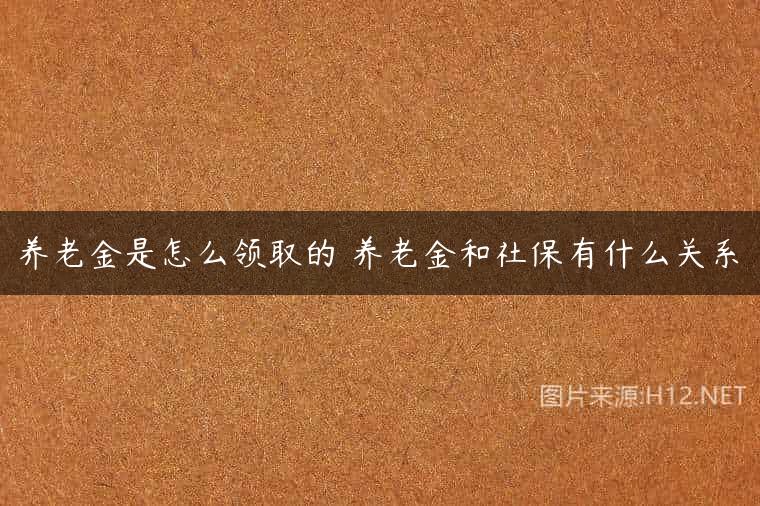 养老金是怎么领取的 养老金和社保有什么关系