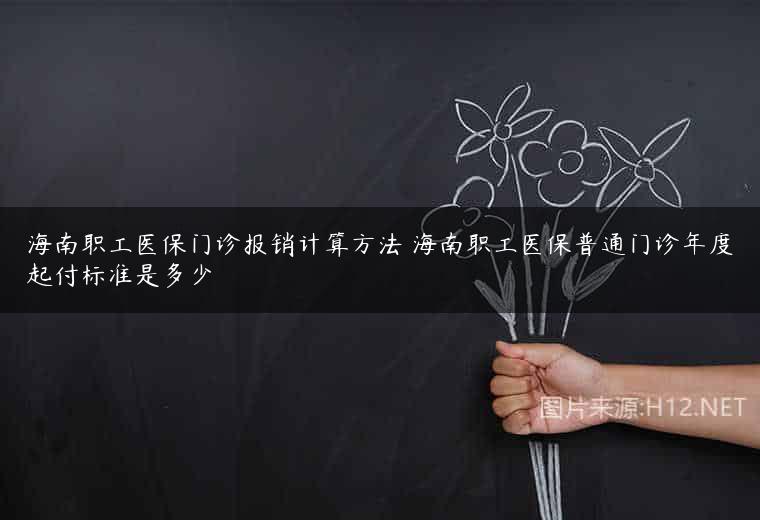 海南职工医保门诊报销计算方法 海南职工医保普通门诊年度起付标准是多少