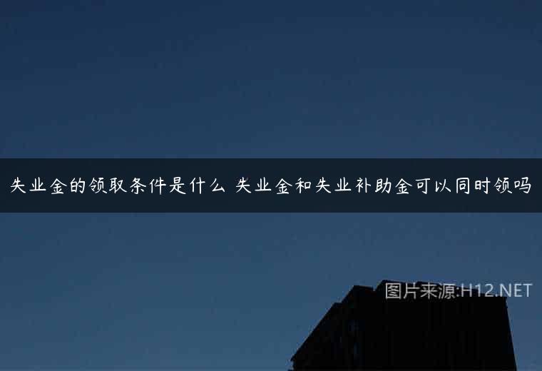 失业金的领取条件是什么 失业金和失业补助金可以同时领吗