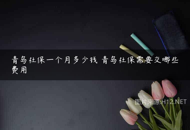 青岛社保一个月多少钱 青岛社保需要交哪些费用