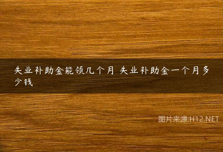 失业补助金能领几个月 失业补助金一个月多少钱