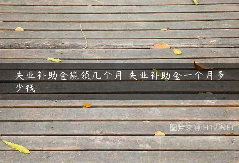 失业补助金能领几个月 失业补助金一个月多少钱