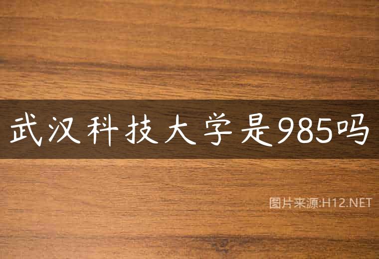 武汉科技大学是985吗