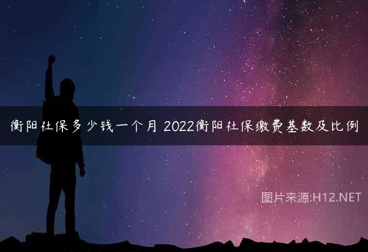 衡阳社保多少钱一个月 2022衡阳社保缴费基数及比例