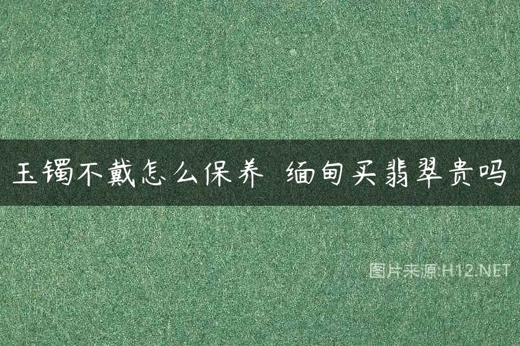 玉镯不戴怎么保养  缅甸买翡翠贵吗