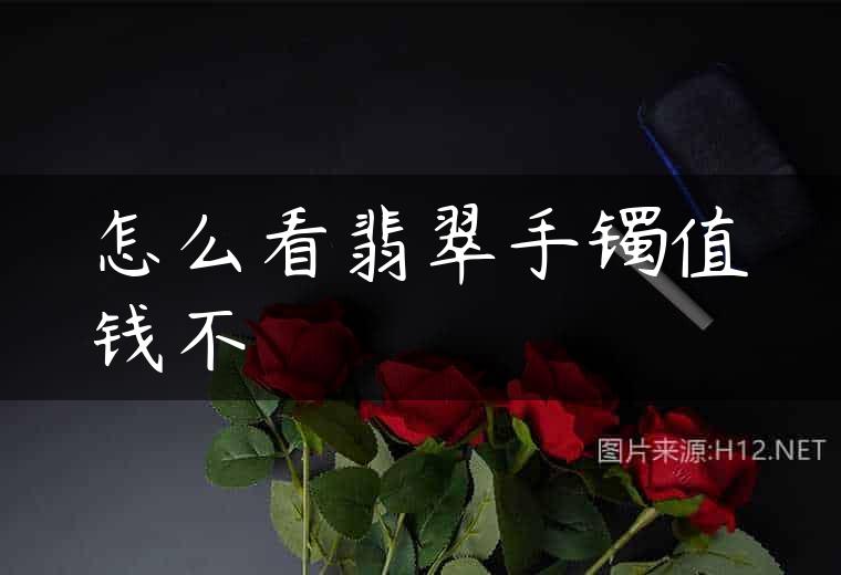 怎么看翡翠手镯值钱不