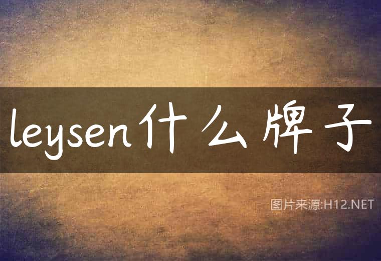 leysen什么牌子
