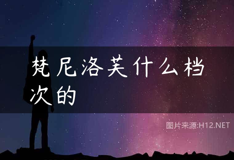 梵尼洛芙什么档次的