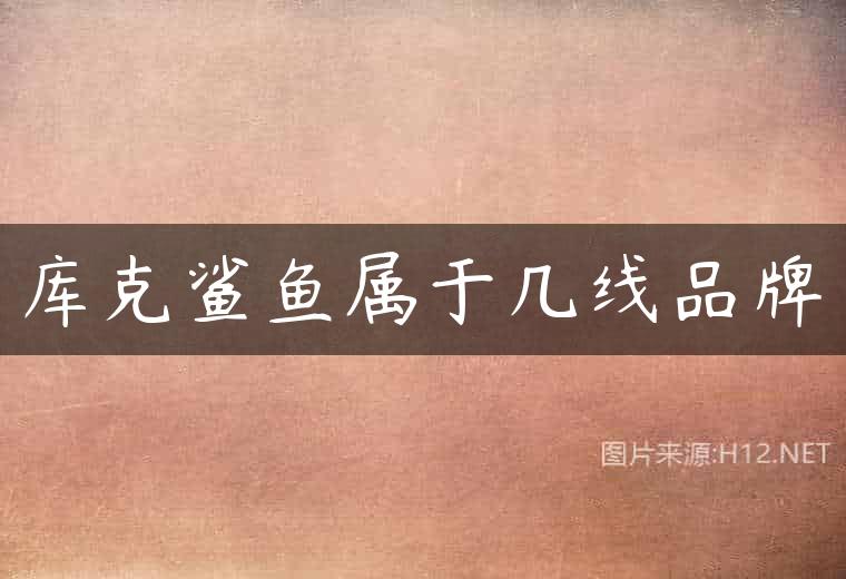 库克鲨鱼属于几线品牌
