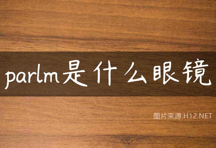 parlm是什么眼镜