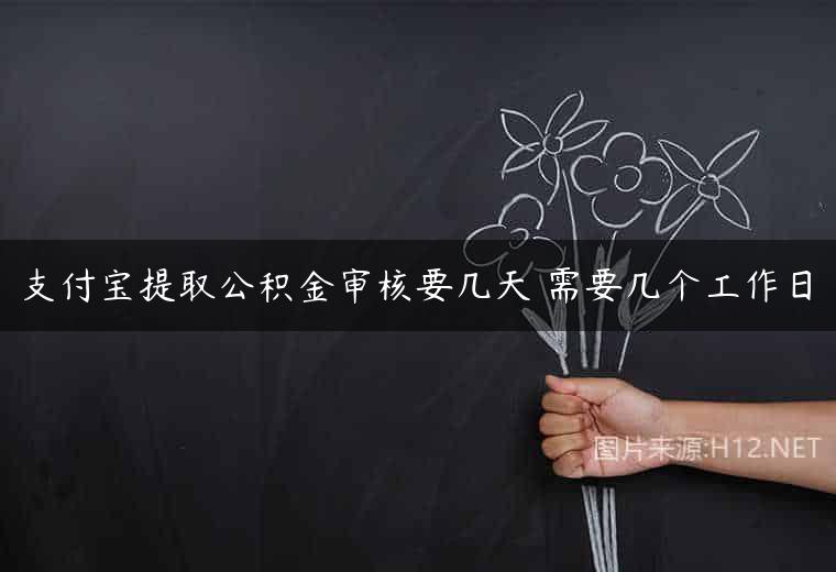 支付宝提取公积金审核要几天 需要几个工作日