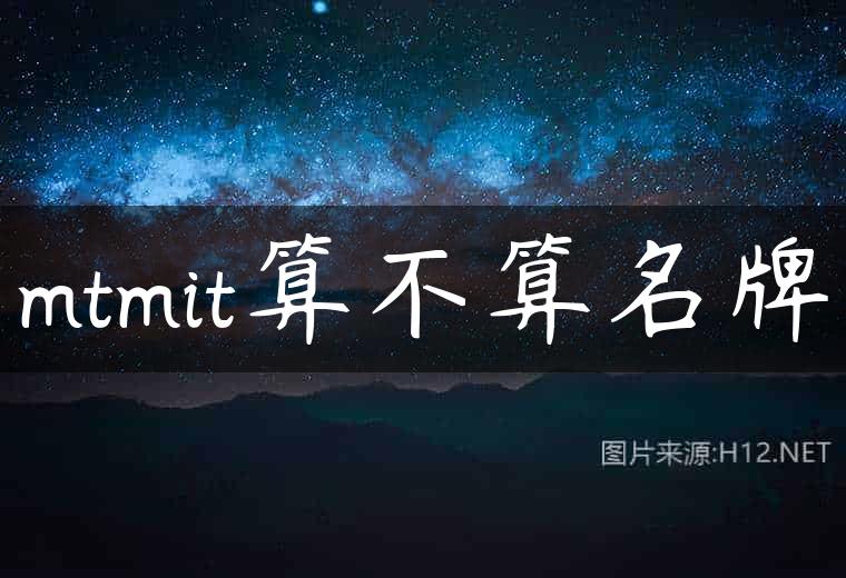 mtmit算不算名牌