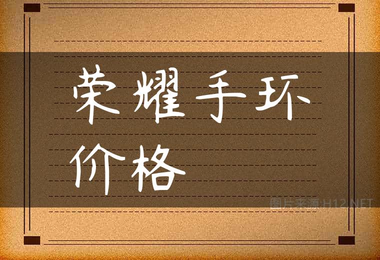 荣耀手环价格