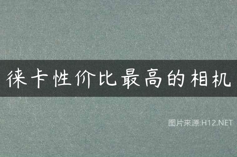 徕卡性价比最高的相机