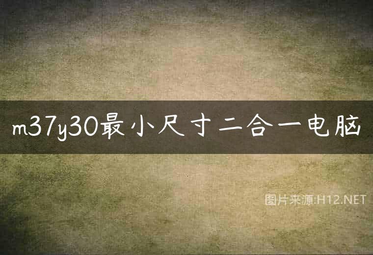 m37y30最小尺寸二合一电脑