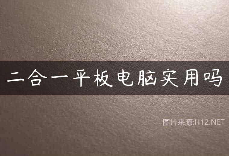 二合一平板电脑实用吗