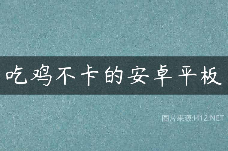 吃鸡不卡的安卓平板