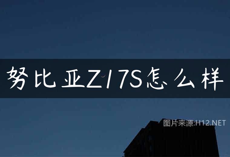 努比亚Z17S怎么样