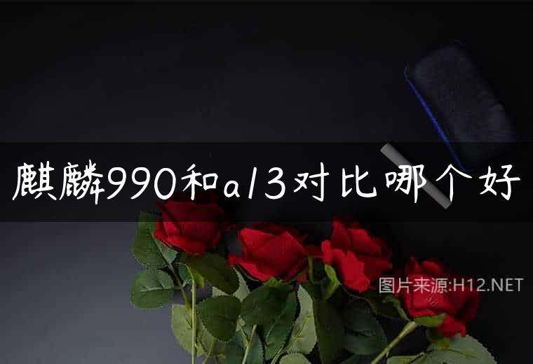 麒麟990和a13对比哪个好