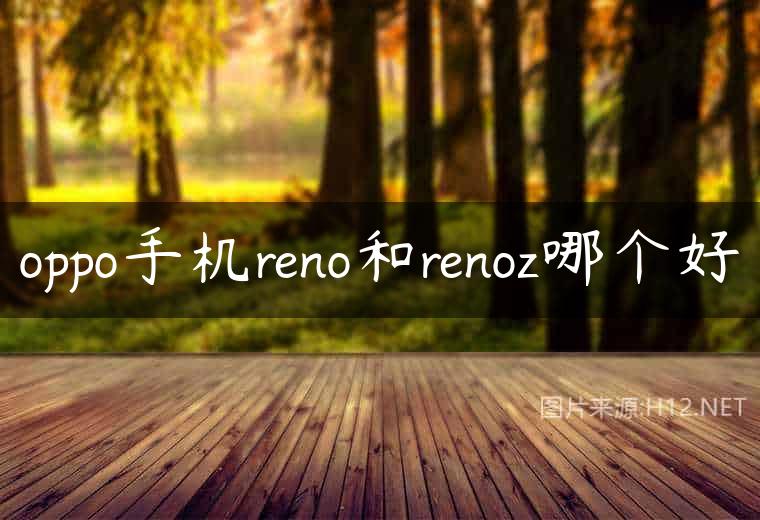 oppo手机reno和renoz哪个好