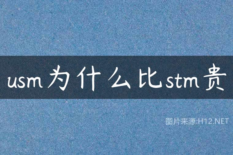 usm为什么比stm贵