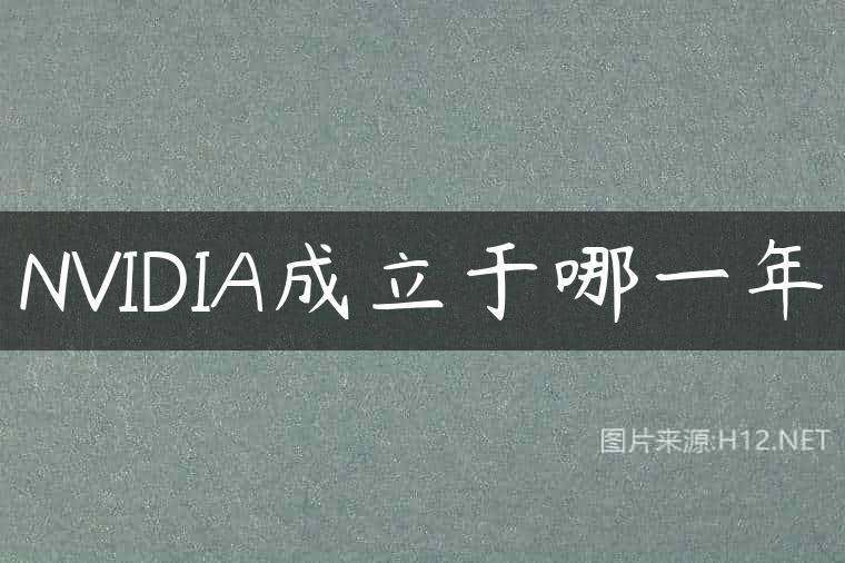 NVIDIA成立于哪一年